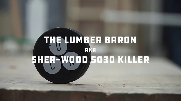 Handmade hockey stick going top cheese (the Sher-Wood killer!)