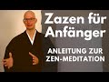 Zazen fr anfnger  anleitung fr zen meditation