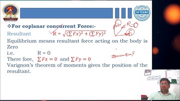 APPLIED MECHANICS| EQUILIBRIUM | DIPLOMA IN CIVIL ENGINEERING FIRST YEAR