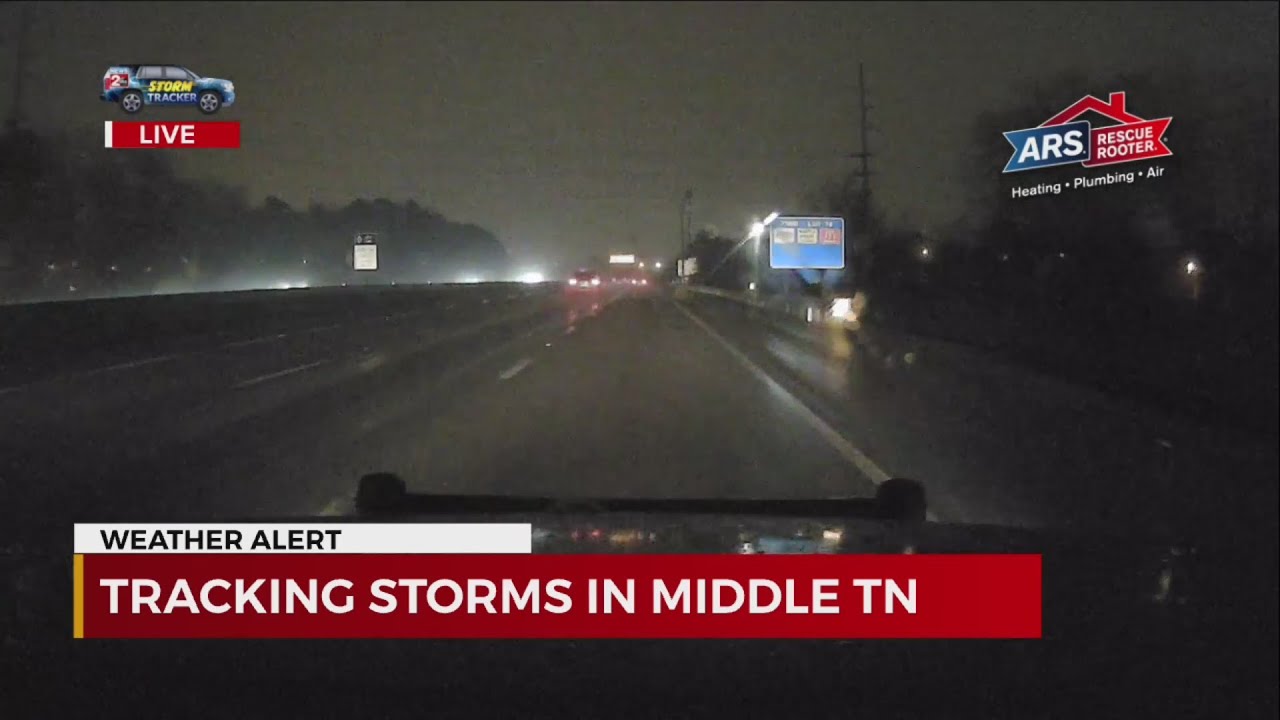 Tracking storms in Middle TN - YouTube