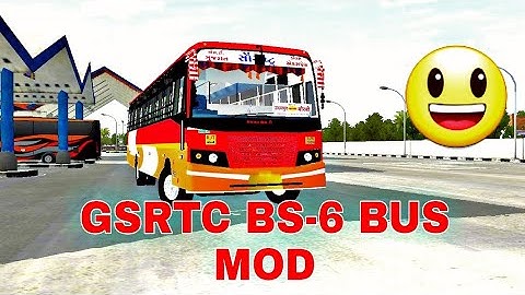 GSRTC BS-6 RELEASED BUS MOD FOR BUS SIMULATOR INDONESIA V3.7.1 [BUSSID V3.7.1] #bussid #bussidmods