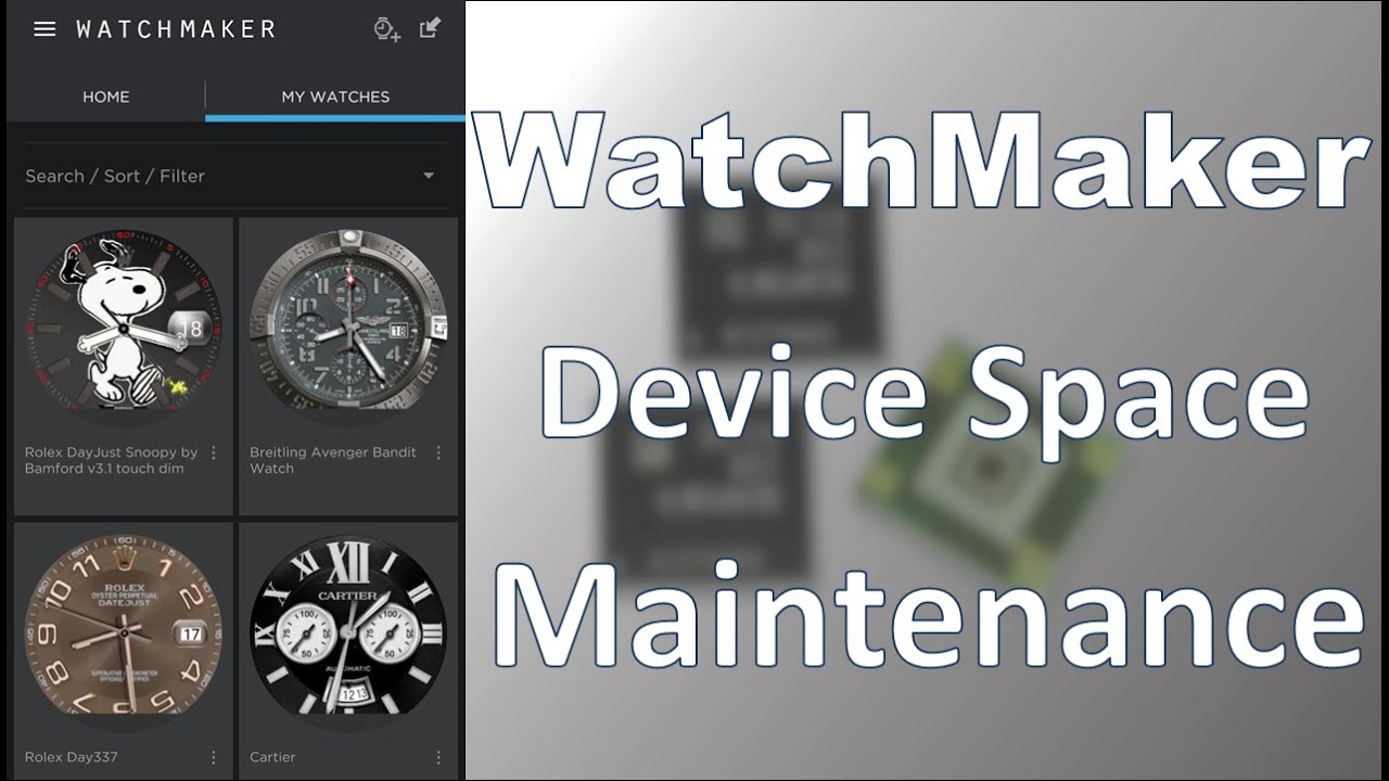 WATCHMAKER: DEVICE STORAGE MAINTENANCE AND  BEST PRACTICES!