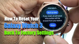 How To Reset Your Galaxy Watch 3 Back To Factory Settings. screenshot 4