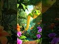 Cute Flying Snake Gliding 🐍💨 | Jungle Clips