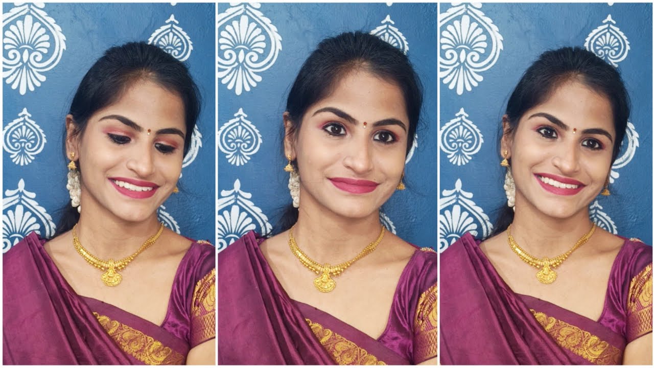 Details more than 142 half saree makeup latest