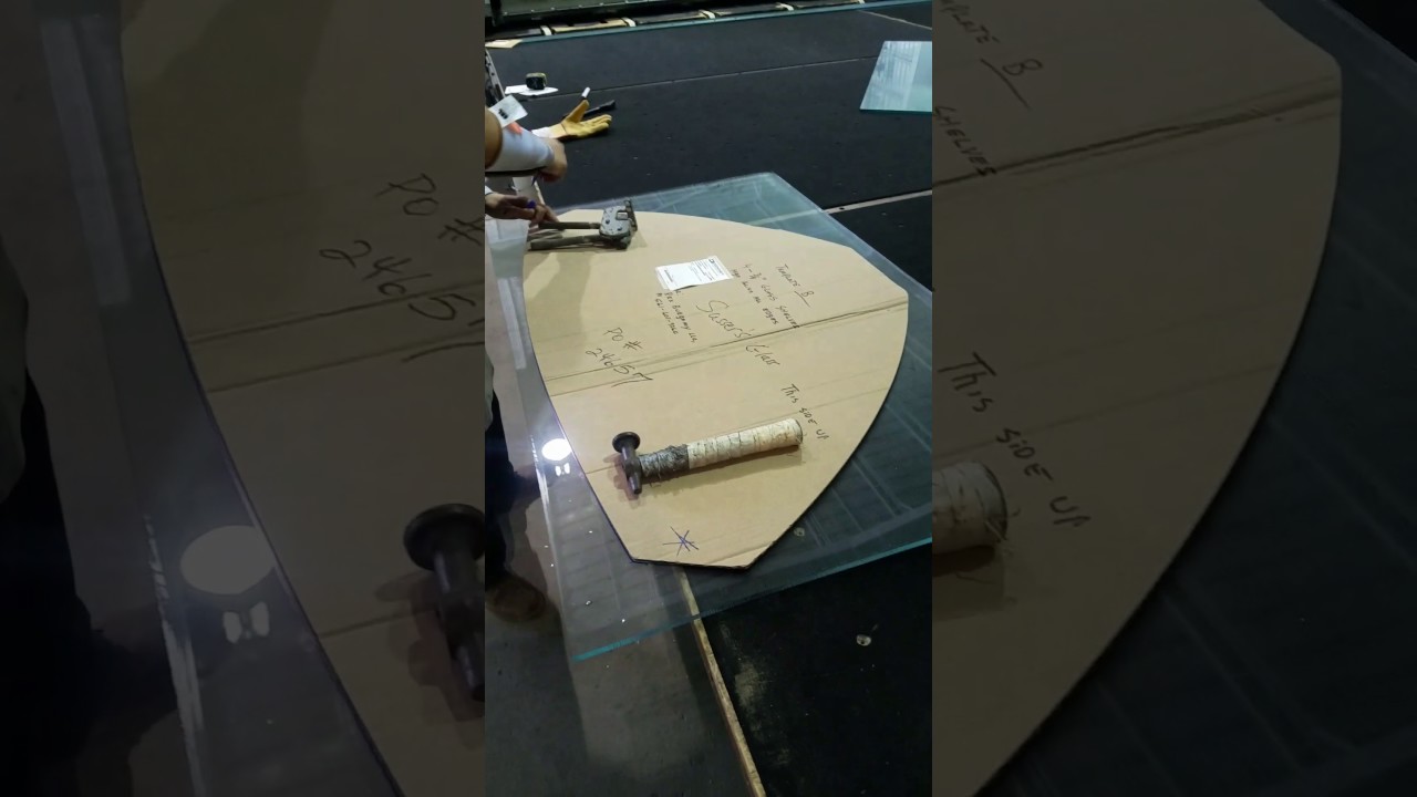 Cutting 3/8" thick glass YouTube