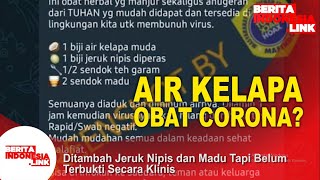 Air Kelapa Kalahkan Vaksin Hoaks