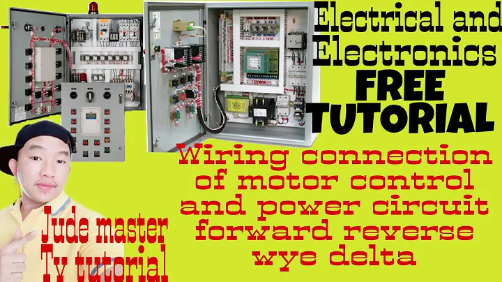 Forward reverse wye delta motor control & power circuit wiring conn. /Jude master TV tutorial