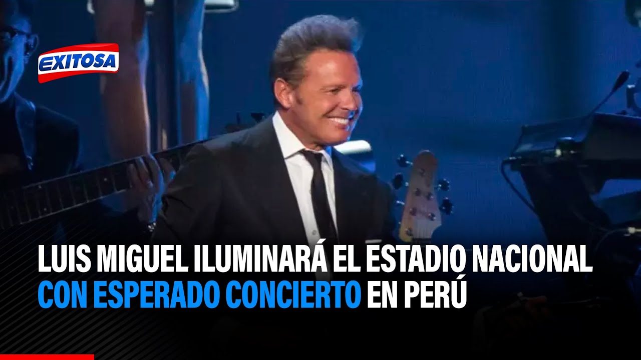 Luis Miguel deleitó al público peruano con su primer concierto en el  Estadio Nacional