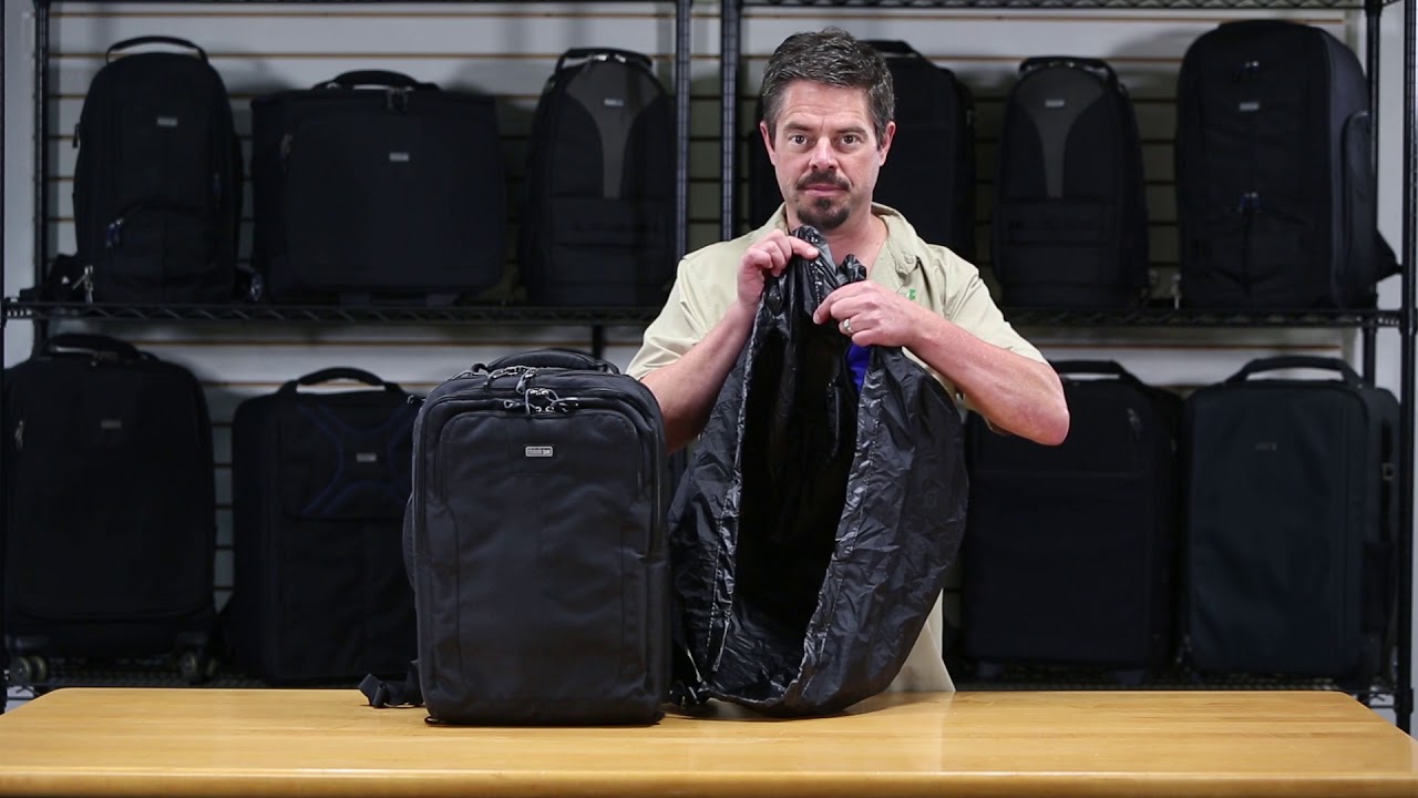 How to put the rain cover on your Think Tank backpack - Tech Tips 