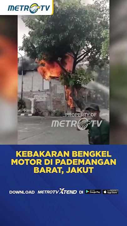 Kebakaran Bengkel Motor di Pademangan Barat #shorts