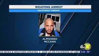 Fresno Police arrest gang member after finding 2 guns during traffic stop