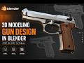 How to Create a Realistic Gun in Blender (Step by Step) | 3D Modeling Tutorial