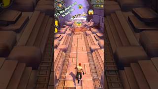 Satisfying Run 😍 Turned Scary 🧩😰 By Gaming World #shorts #templerun2