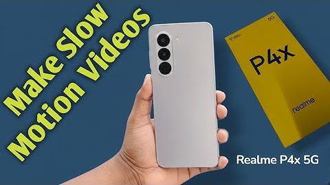 Realme P4x 5G: How to Use Slo-Mo Camera Settings - (slow Motion) videos