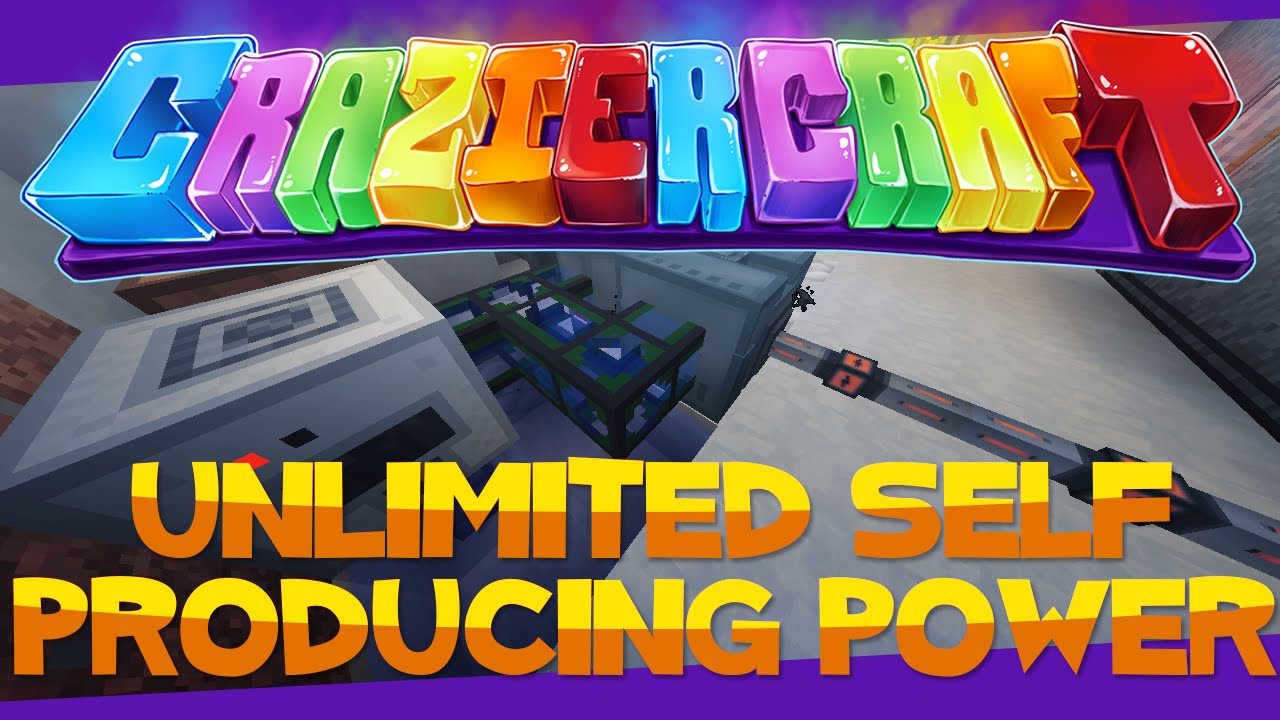 UNLIMITED SELF PRODUCING POWER! ( CRAZIER CRAFT SMP Ep.25 ) YouTube
