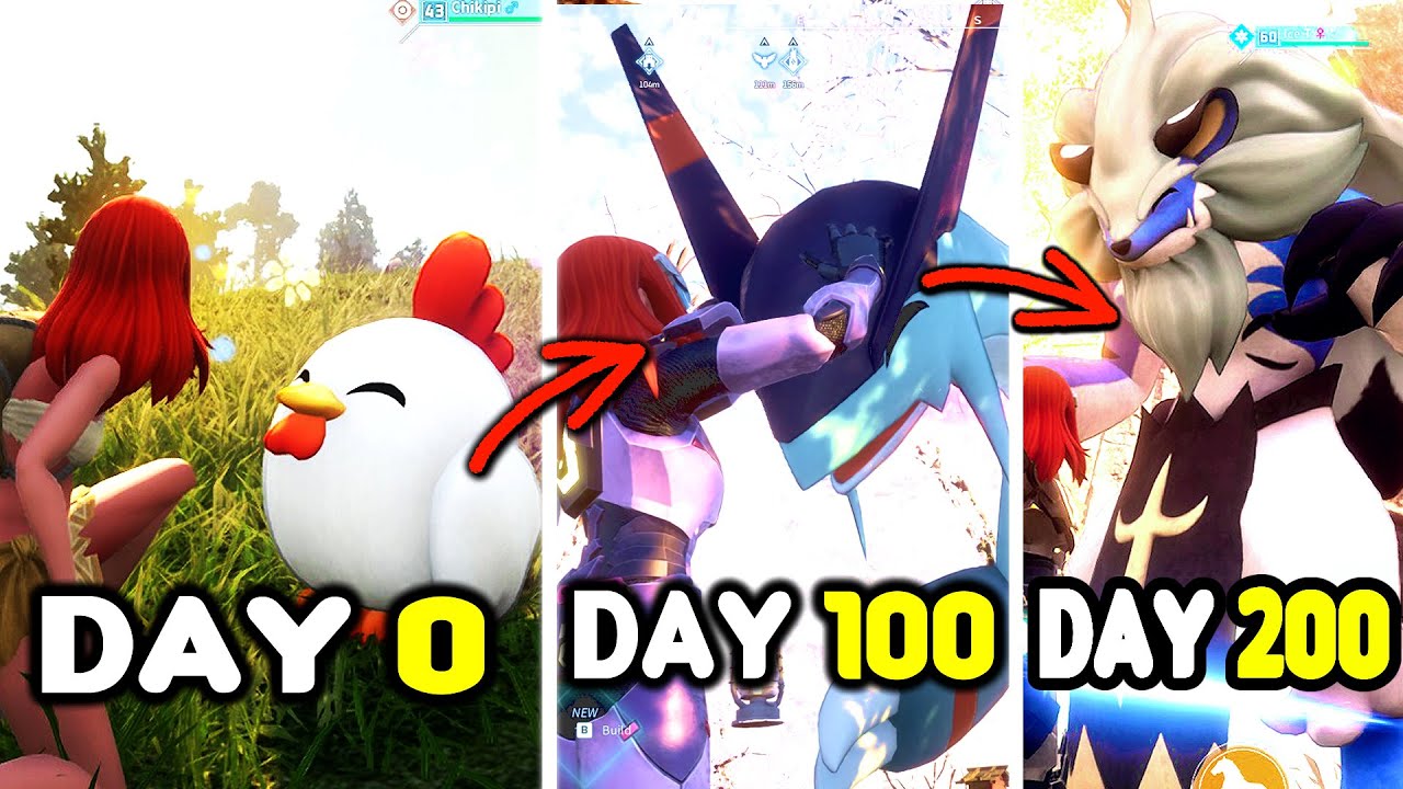 I spent 200 Days in Palworld Here's What Happened.... (Feybreak Update)