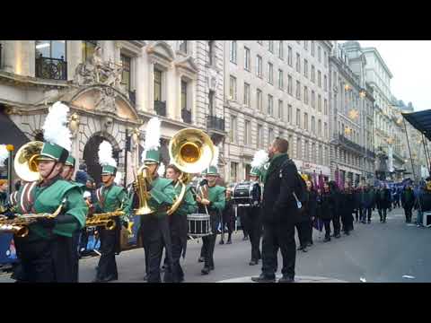 Campo Verde High School Coyote Pride Marching Band at The London New Years Day Parade 2020