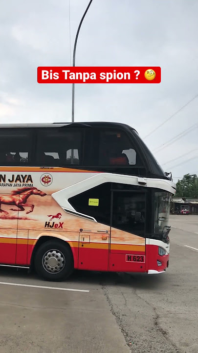 Bus Tanpa spion pertama di indonesia ‼️‼️ #harapanjaya #poharapanjaya #superluxury