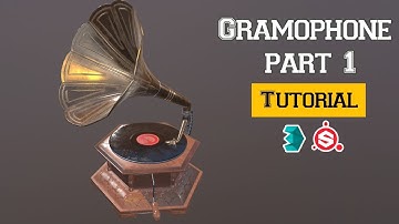 3Ds Max 2019 Tutorial_Texturing in Substance Painter_Gramophone part 1