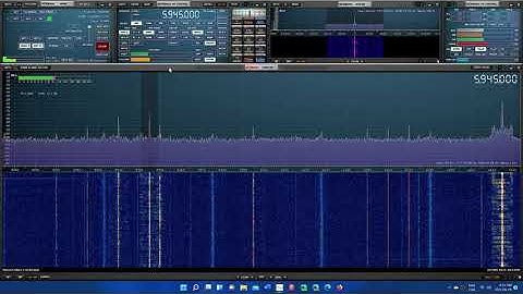Radio Romania European Service 5945 kHz Shortwave SDRplay RSPdx MLA 30 loop antenna