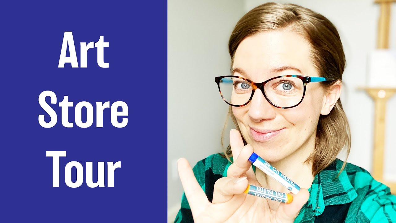 Buying Art Supplies in Store YouTube