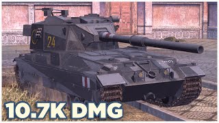 FV215b (183) • 10.7K DMG • 6 KILLS • WoT Blitz screenshot 4