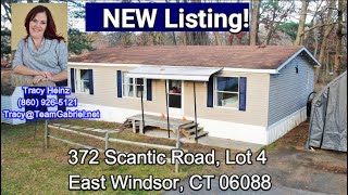 NEW LISTING: 372 Scantic Road, Lot 4, East Windsor CT 06088