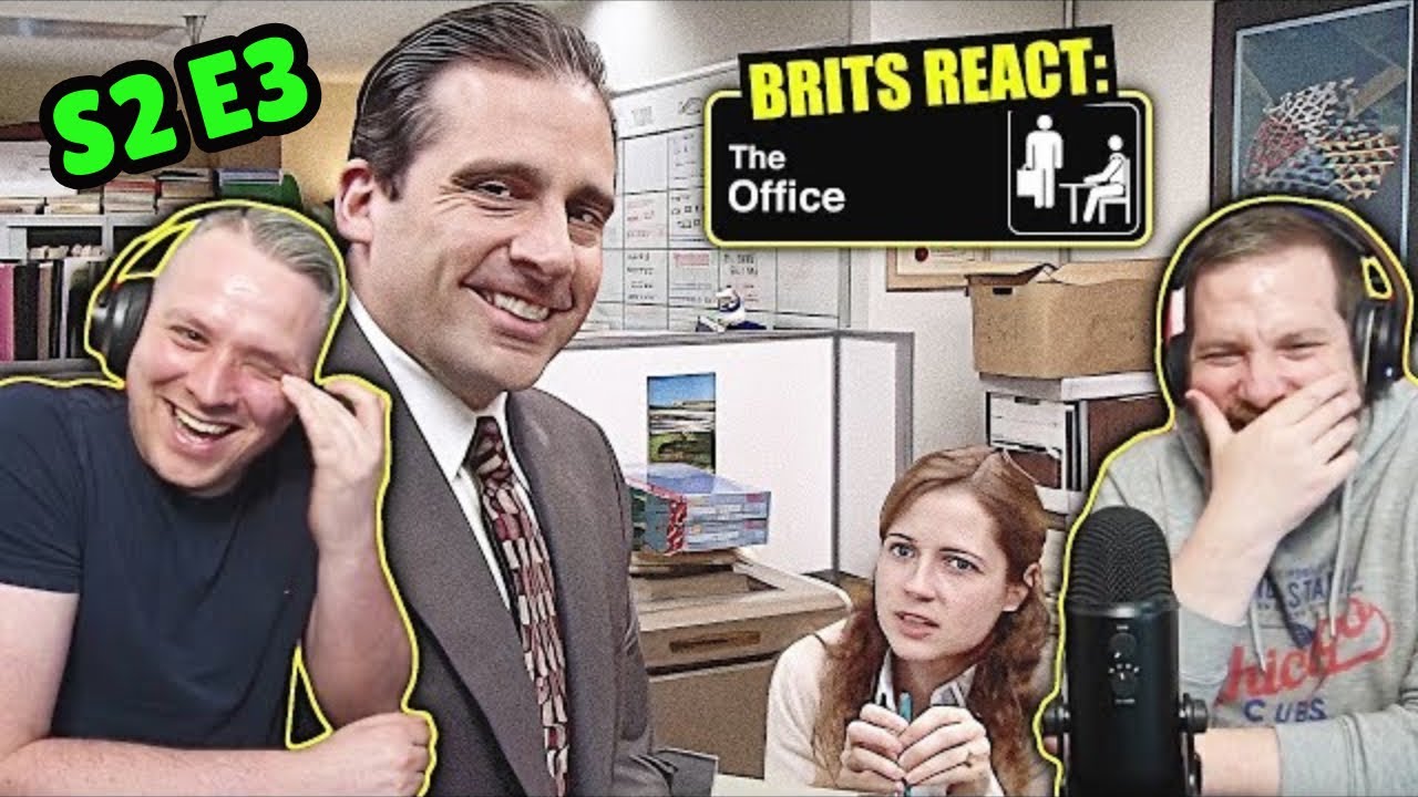 British Guys HILARIOUS The Office Reaction | Season 2 Episode 3 (Office Olympics)