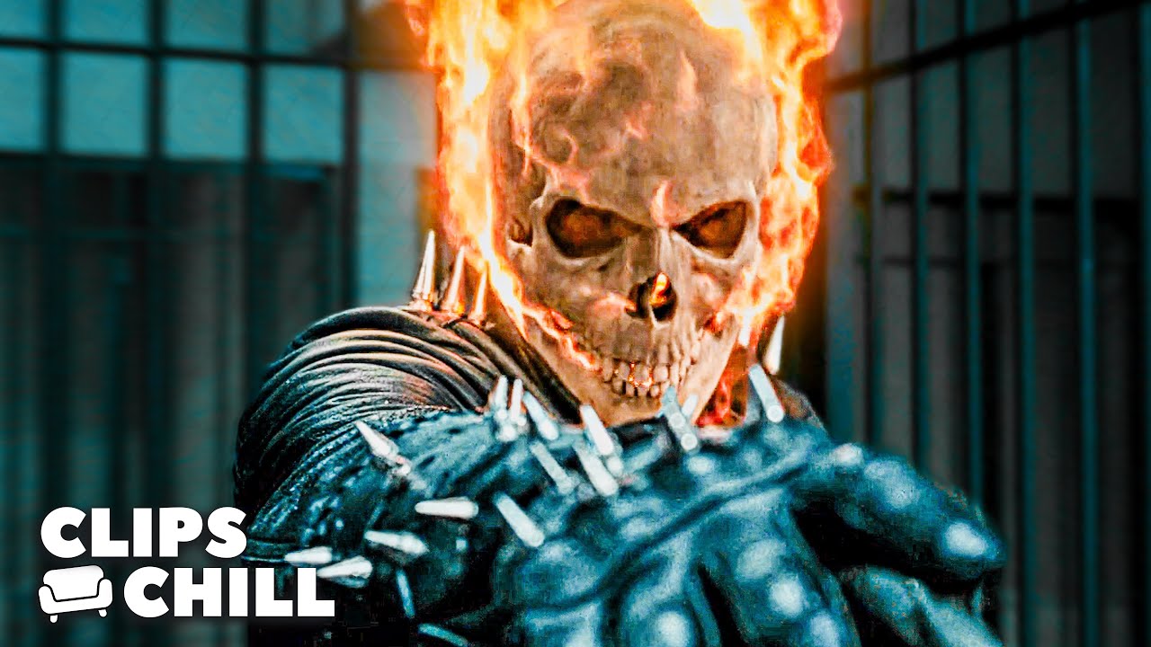 Prisoner Ghost Rider Ghost Rider's EPIC Prison Outbreak | Ghost Rider (Nicolas Cage) - YouTube