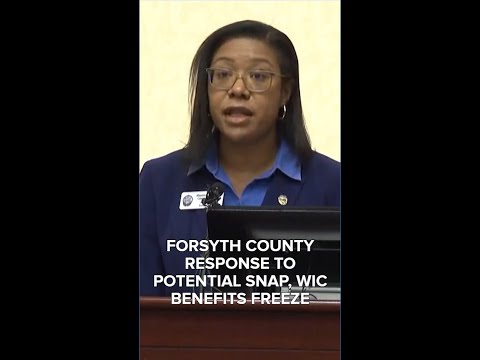 Forsyth County response to potential SNAP WIC benefits freezes