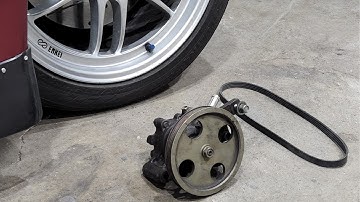 My Mk3 Toyota Supra power steering setup