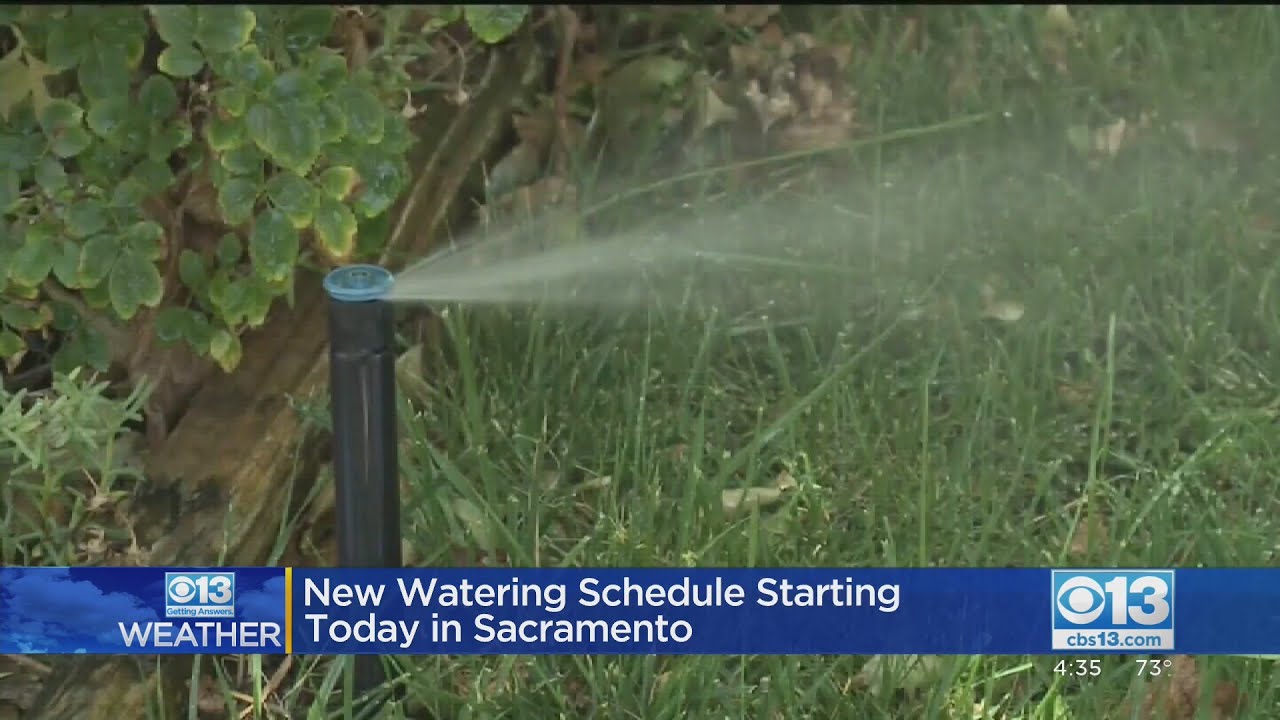 New Watering Schedule Starts Tuesday In Sacramento YouTube