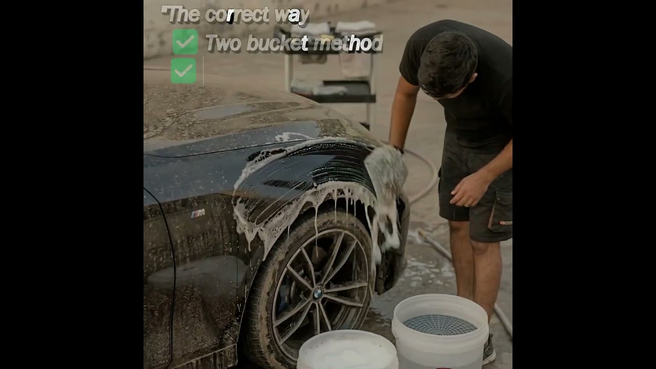The two-bucket wash method, step by step