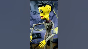 Clay Art Horror Character | Creepy Clay Sculpture #shorts