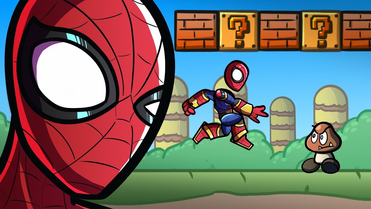 What if Spider-man Got Stuck in the Mario World? - YouTube
