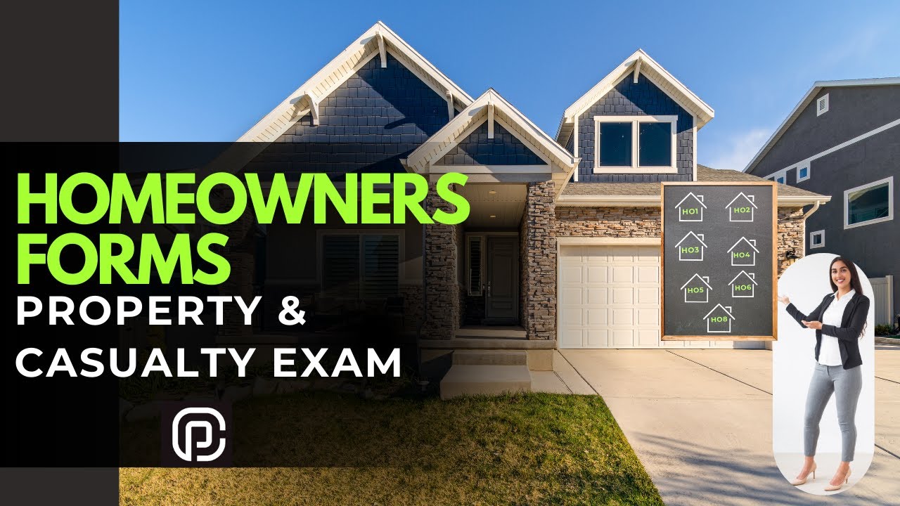 Breakdown of Homeowners Forms for the Property and Casualty Exam - YouTube