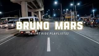 BRUNO MARS Playlist Mix - Chill Night Ride