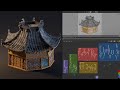 Voxel Hanamura #01 - Pagoda Timelapse