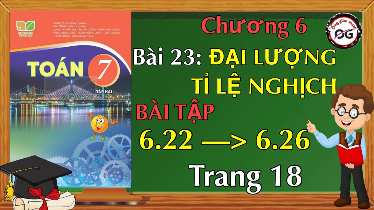 Toán lớp 7 - Kết nối tri thức - Bài: 6.22, 6.23, 6.24, 6.25, 6.26 trang 18