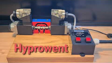 Hyprowent - Direct operated 4/3 hydraulic valve