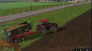 (farming simulator 17) вывоз удобрения на поле