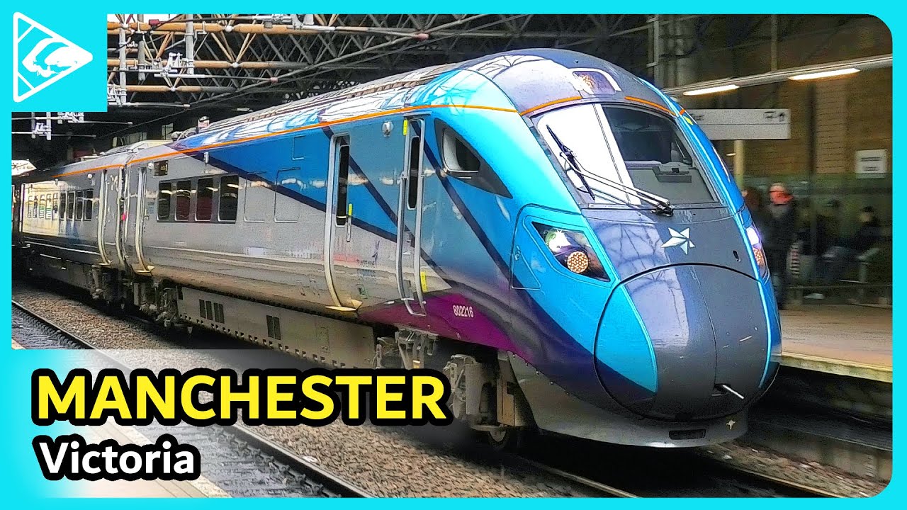 Trains at Manchester Victoria 10/02/2024