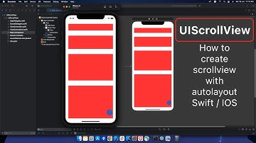 UIScrollview with AutoLayout using Storyboard Tutorial IOS/Swift