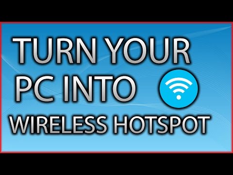 How to Turn your PC into a Wireless Hotspot without any software 2016