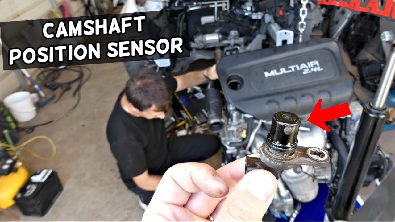 CAMSHAFT POSITION SENSOR REPLACEMENT LOCATION JEEP CHEROKEE COMPASS  RENEGADE  - YouTube