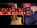 Wrap, organize, and protect cables with this device