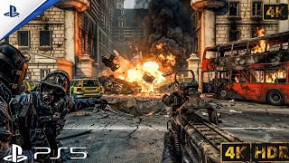 (PS5) LONDON CHEMICAL BLAST 4K | Call of Duty Modern Warfare 3 (Act 2) | Best COD Missions