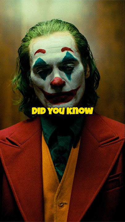 Did You Know For Joker? #joker2019 #batman