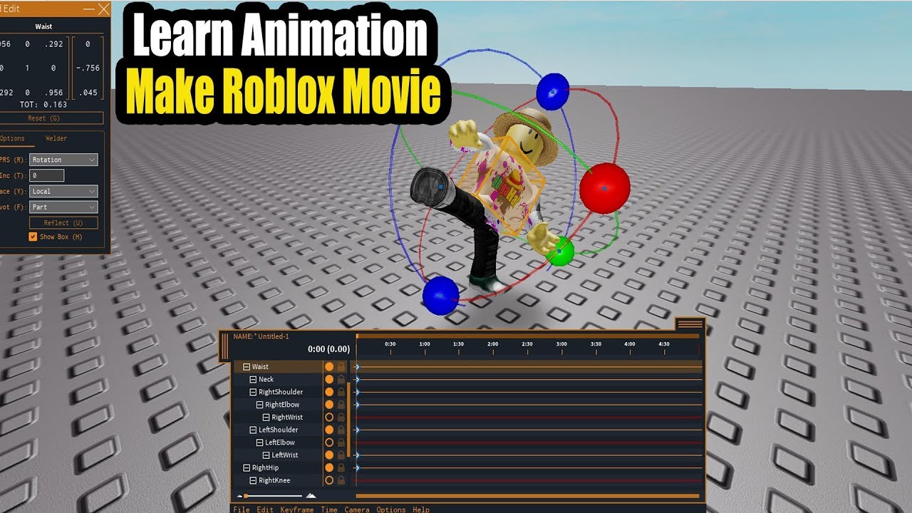 How To Animate And Make Roblox Movies Roblox Animation Tutorial Part1 Youtube - roblox how to do animations